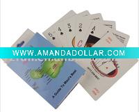Wholesale (gg-0003) 100% new plastic material playing cards