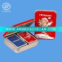tin box playing card