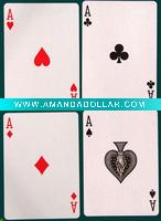 plastic playing card