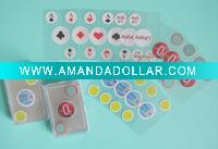 Wholesale transparent playing card