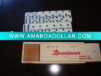 Wholesale double six dominoes of 28pvcs