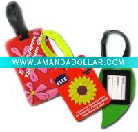Wholesale Fashion custom Luggage tag(plastic,pvc,silicone,ABS,leather)