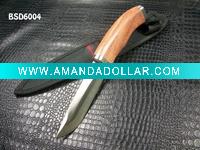 Wholesale Hunting knife with satin finised face technology