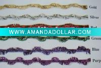 Metallic elastic cord,package elastic cord,bungee cord,metallic elastic thread