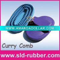 Large Rubber Curry Comb