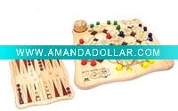 wooden chess toy
