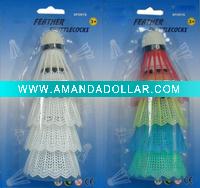 Wholesale colorful shuttlecock