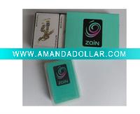 Advertising playing cards,ZaiN plastic playing cards