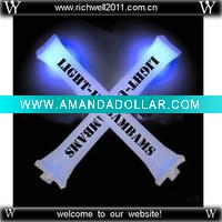 customized light up bambams, led bang bang stick