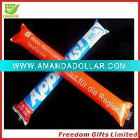 Wholesale Promotional Logo Printed Inflatable Cheering Stick/Noise Maker With Top Quality