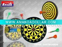9" Paper dart board games