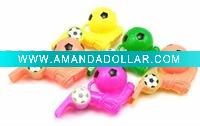 Wholesale plastic football whistle