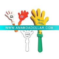 plastic hand clapper, noise maker