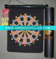 magnetic rolling dartboard