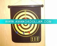 Yellow Magnetic dartboard