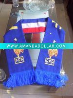 knitted fans scarf,one of bestselling world cup products