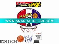 TOY PLASTIC BASKETBALL SET