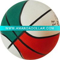 size 7 rubber basketball