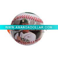 Wholesale photo baseball/colorful baseball/promotional baseball