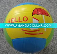 Wholesale NO 5 rubber color volleyball