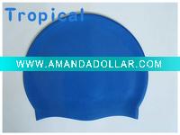 Silicone swimming caps
