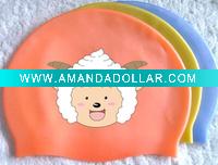 Wholesale silicone swimming cap