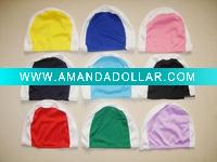 Polyester swimming cap