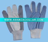 2011 PVC dotted cotton gloves
