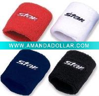 Wholesale athletic cotton embroidery sweatband