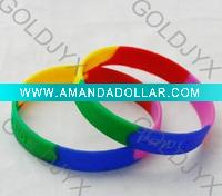 Wholesale Silicone Wristbands/Rubber Wristbands/Rubber Bracelets