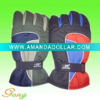 100%Polyester taslon ski glove