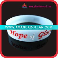 Wholesale debossed silicone rubber wrist band