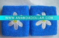 Wholesale Embroidery logo sport wristband
