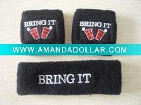 wristband and headband