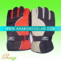 100%Polyester taslon ski glove