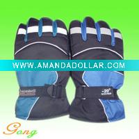 100%Polyester taslon ski glove