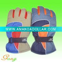 100%Polyester taslon ski glove