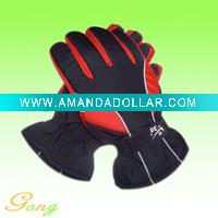100%Polyester taslon ski glove