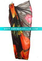 Wholesale pareo in polyester georgette