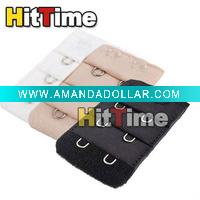 100Sets Bra Extenders Strap Extension 2 Hooks 3 Colors New (3Pcs/Set) Wholesale