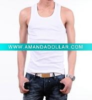 Wholesale cotton men singlet cheap men vest