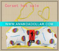 Wholesale lovely printed corset stocklot