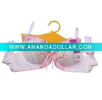 Wholesale Lot of 600 Embroidery Silky Intimate Sexy Brassiere