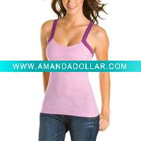 Wholesale lady's bamboo fiber camisoles/tank top/vest