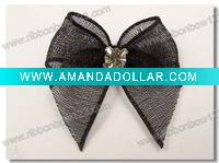 the novel handmade organza flowers
