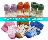 2011 best sell! children thick socks