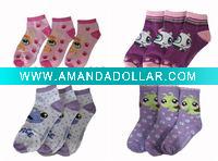 Wholesale 100% cotton children socks