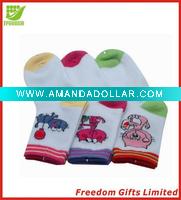 Wholesale Cute Logo Printed Boby Girl's Sock,Girl White Stockings