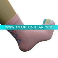 Wholesale women five-toe cotton socks,toe socks