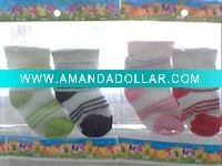 Wholesale plainbaby socks